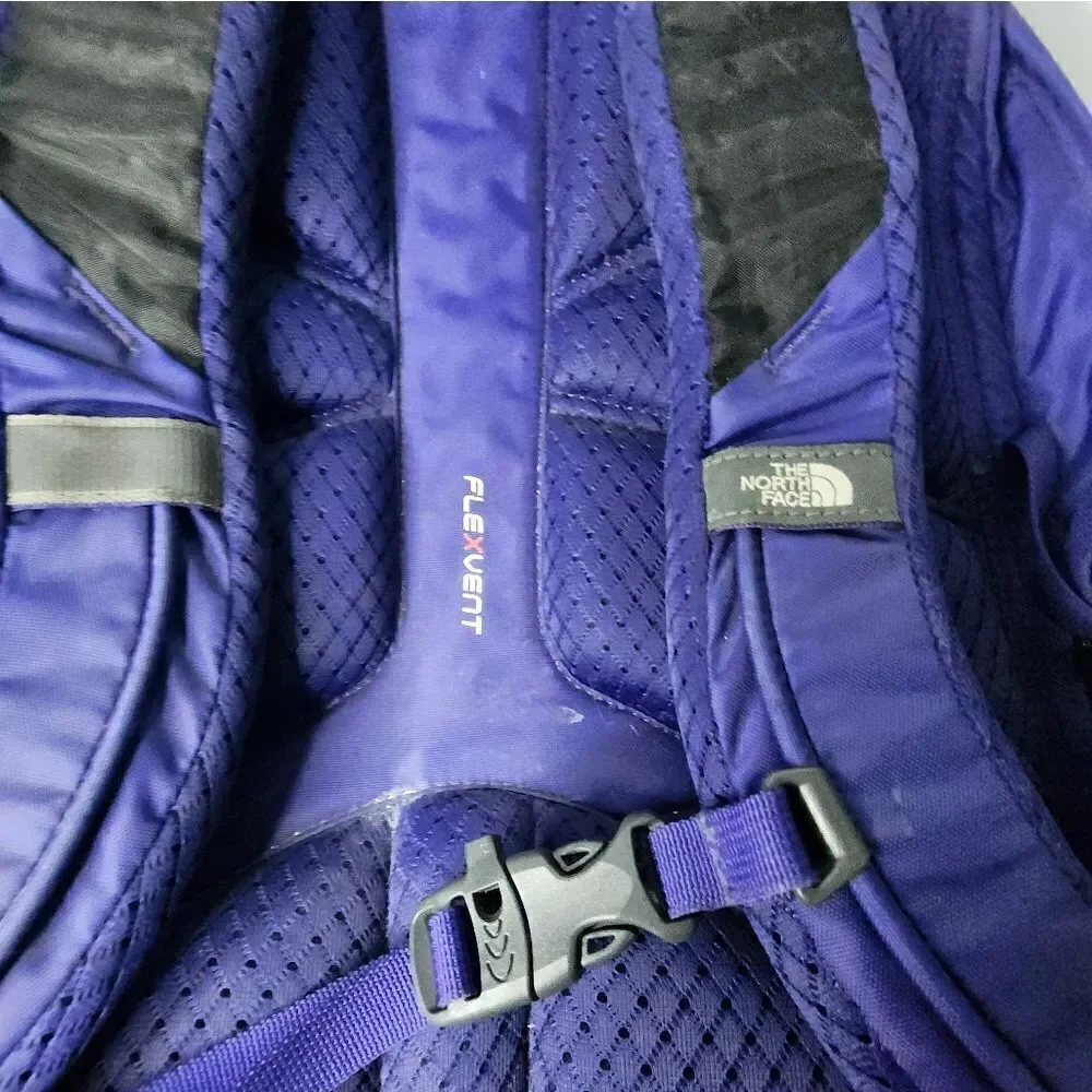 The North Face Borealis Backpack Book Bag Purple Flexvent Padded Straps